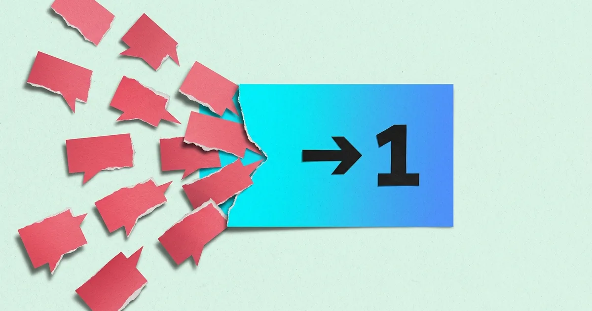 A burst of messages arriving inside a short time window being unified by the Portarus gateway into a single LLM call